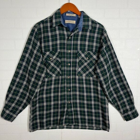 Claybrook Outdoor Mens Plaid Long Sleeve Button Down Shirt Size medium - Picture 1 of 15
